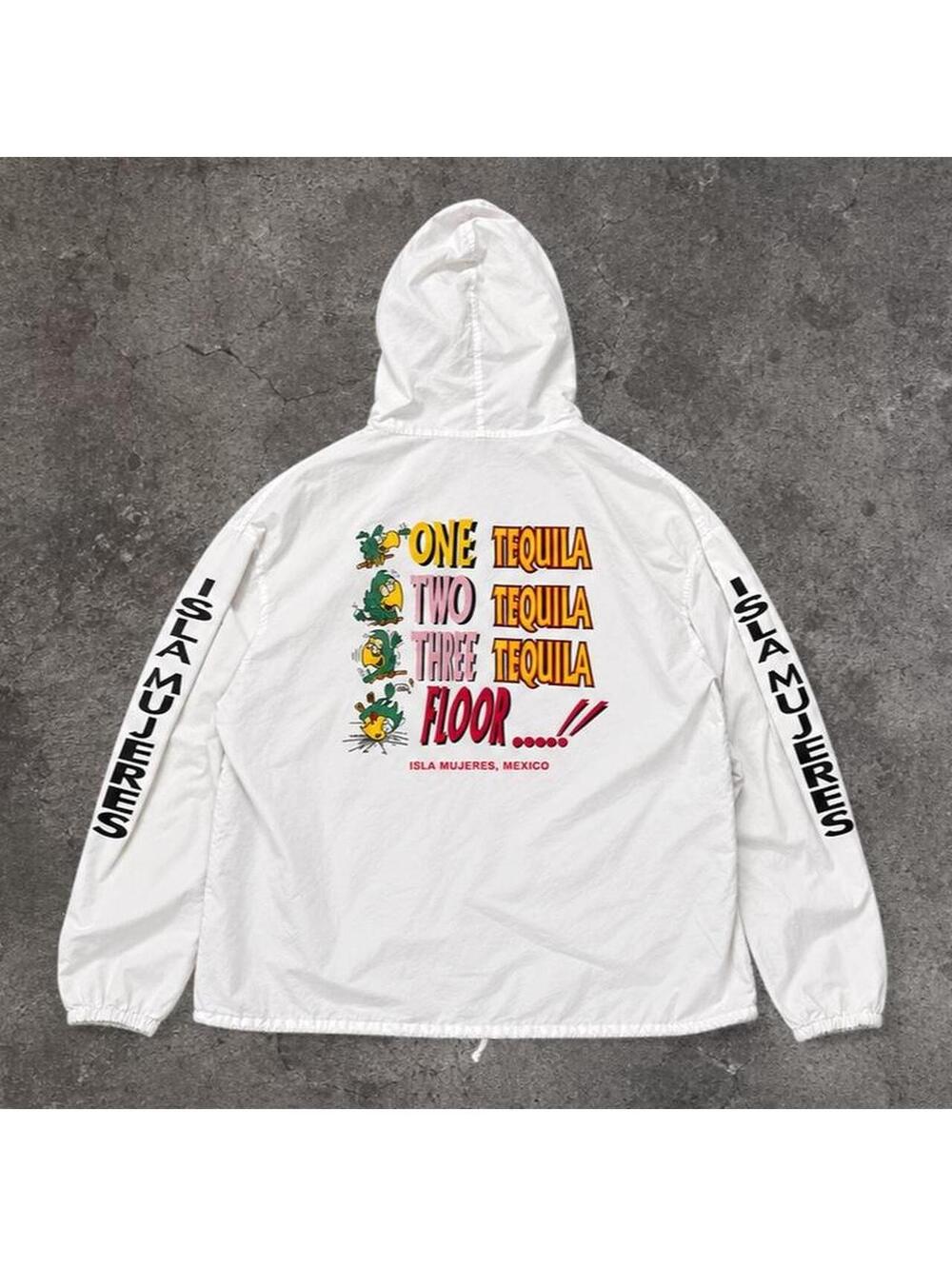 American Vintage Men's White and Multi Jacket